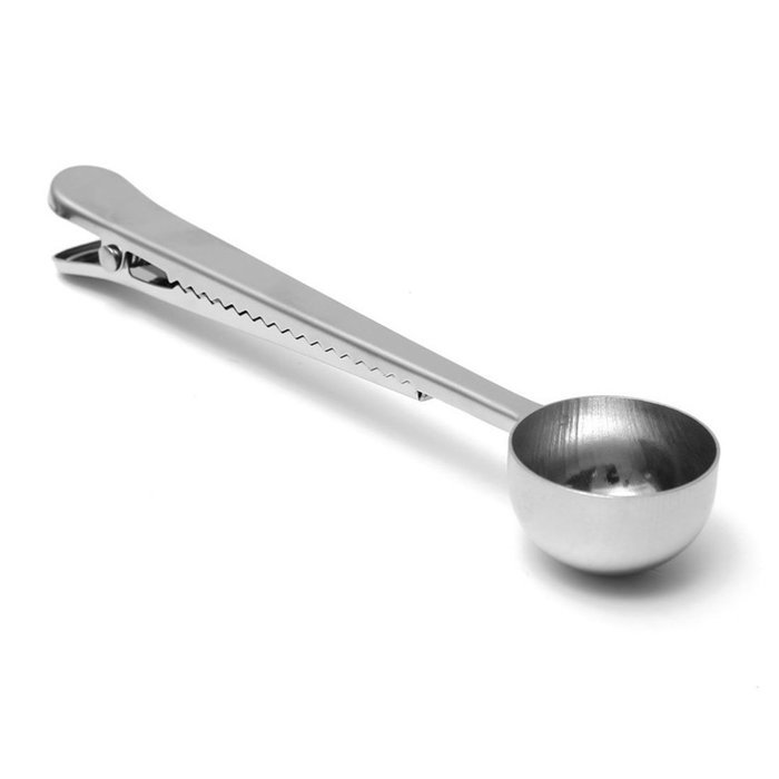 Multifunction Stainless Steel Coffee Scoop With Clip Coffee Tea Measuring Scoop N3