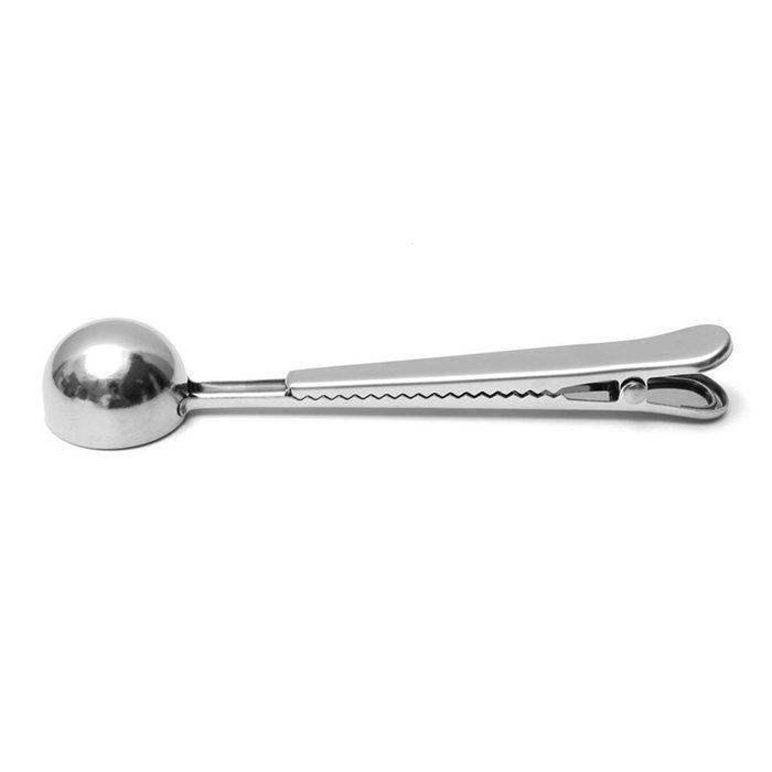 Multifunction Stainless Steel Coffee Scoop With Clip Coffee Tea Measuring Scoop N4