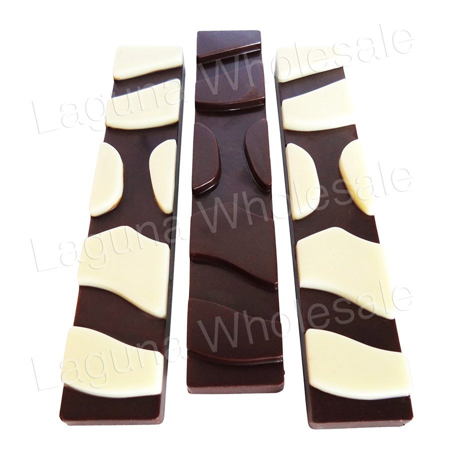 Monique Polycarbonate Chocolate Bar Molds - 8 piece Finger