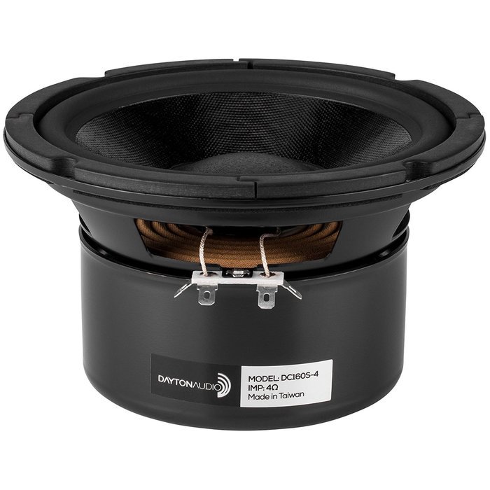 Dayton Audio DC160S-4 6-1/2 Classic Shielded Woofer 4 Ohm