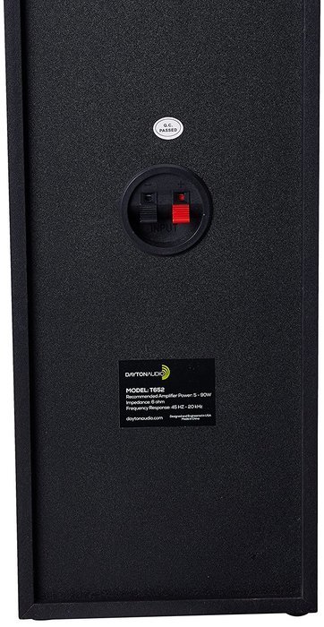 Dayton Audio T652 Dual 6-1/2" 2-Way Tower Speaker Pair N3