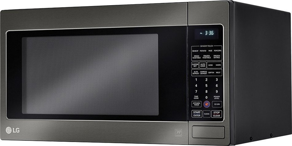 LCRT2010BD 24" 2 cu. ft. Capacity Countertop Microwave with 1200 in Black Stainless Steel N2