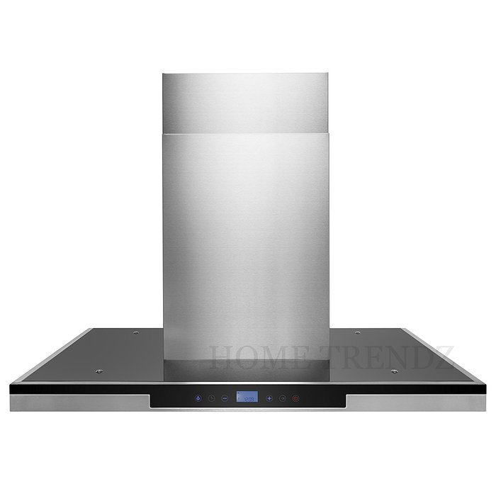36" Kitchen Under Mount Stainless Steel Touch Screen LCD Range Hood Stove D9 N2