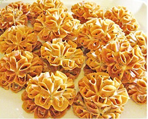 Little Diameter 6.5 cm Thai Flower DOK JOK Mold Brass Mold Bake Luscious Thai Cookies DESSERT SWEET BAKING COOK N2
