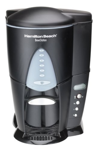 Hamilton Beach 47224 12-Cup BrewStation with Water Filter, Black N2
