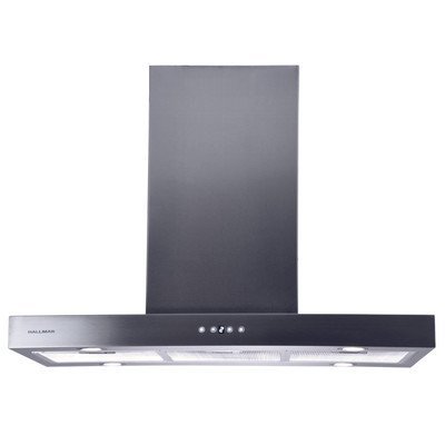 Hallman Industries 25.59'' 860 CFM Convertible Island-Mount Range Hood