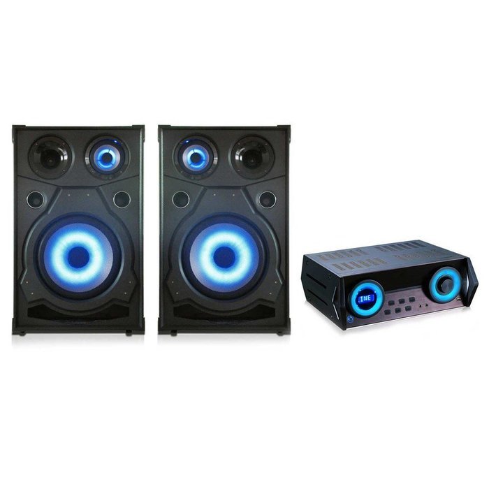 QFX High end Speakers With Amplifier with DVD, CD, USB, FM, HDMI N2
