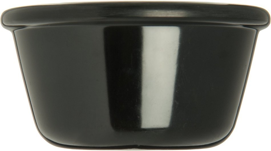 Carlisle S28503 Melamine Smooth Ramekin, 4 oz Capacity, 1.43" Height, Black (Case of 48) N3