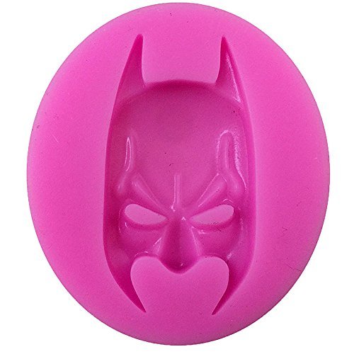 Everyshine Batman Face Masks Clay Cupcake Decoration Mold Sugar Silicone Fondant Baking Cookie N2