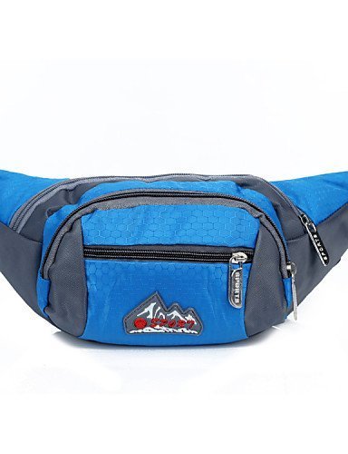 SB@Multifunctional Fashion Trend Of Casual Outdoor Climbing Riding Sport Pockets Chest Pack , rose red N2