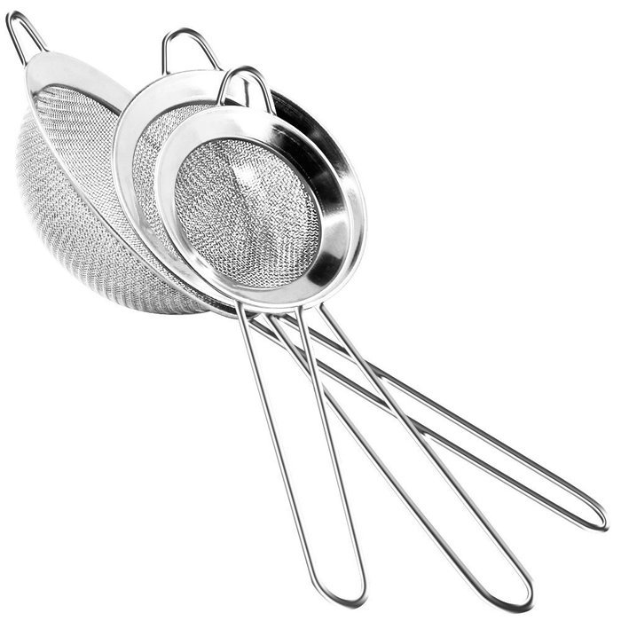 DLAND Pack of 6 Stainless Steel Spoon, Long-handled Great Circle Coffee Spoon N9