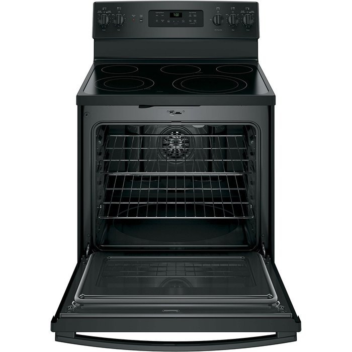 GE JB700DJBB 30" Black Electric Smoothtop Range - Convection N2