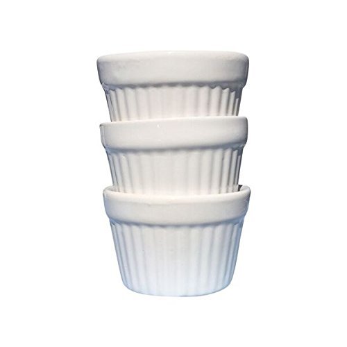 Om Joy Collection Porcelain Ramekin Dish Set 4 oz Capacity Each (3) N6