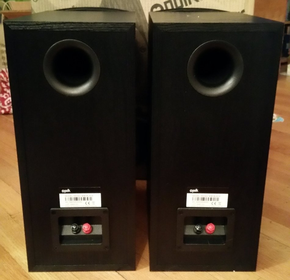 Polk Audio Monitor-45B Bookshelf Speakers (Black, Set of 2) N5