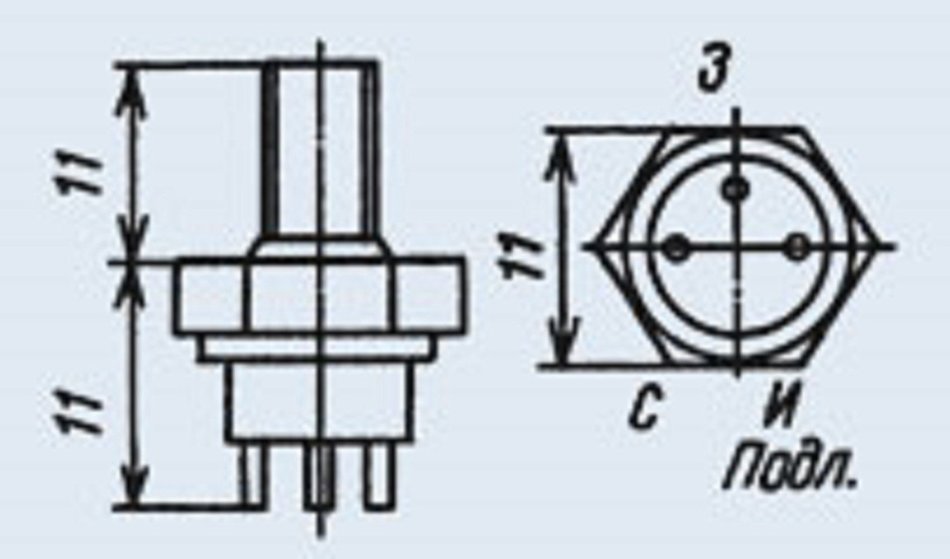Transistor KP902A (2P902A) analogue VMP4 USSR 5 pcs