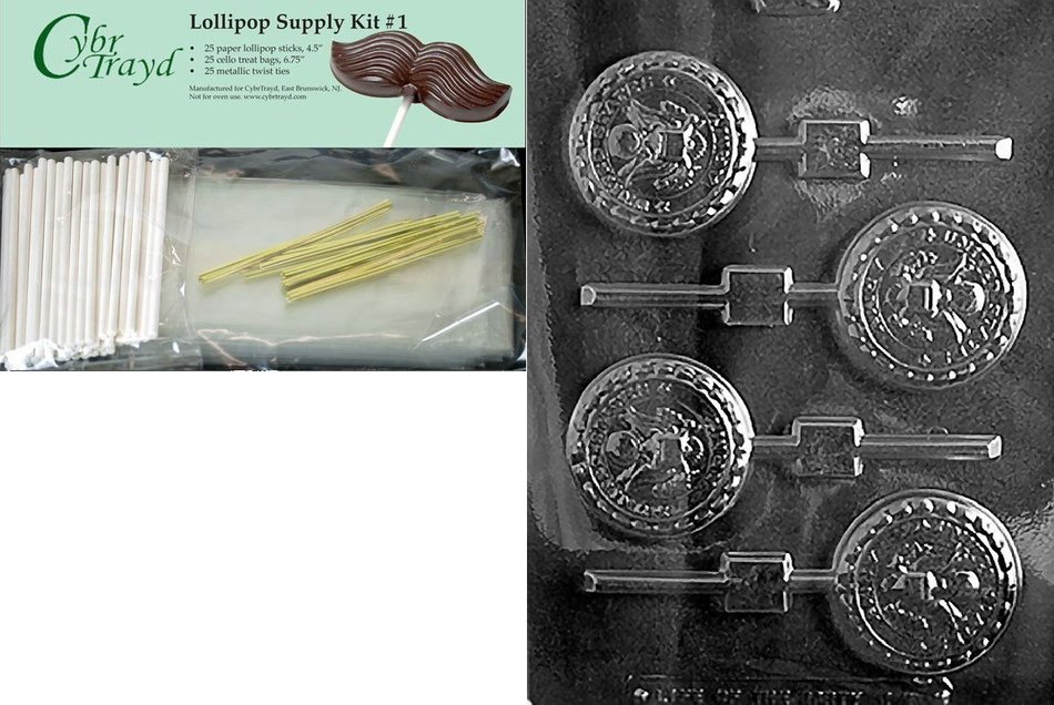 Cybrtrayd J098 Army Pop Jobs Chocolate Candy Mold N8
