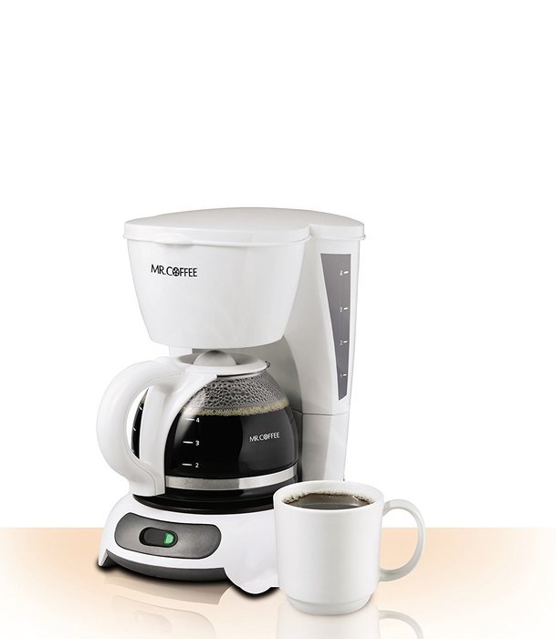 Mr. Coffee 4-Cup Switch Coffeemaker, Black, TF5 N4