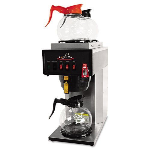 Original Gourmet Food Co. CP3AF High-Capacity Institutional Plumbed-In Brewer, Stainless Steel