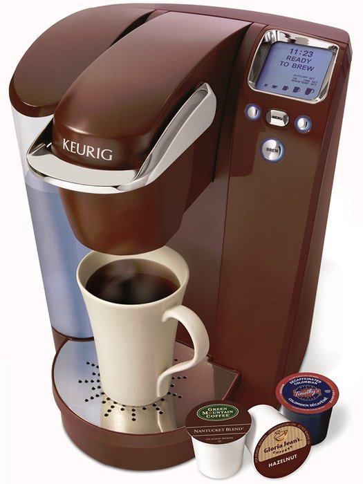 Keurig B70 Platinum Cinnamon Red Single Cup Home Brewing System