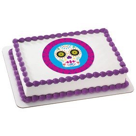 Luis Fitch-Dia De Los Muertos-1 Edible Icing Image (6 Inch Round) N2