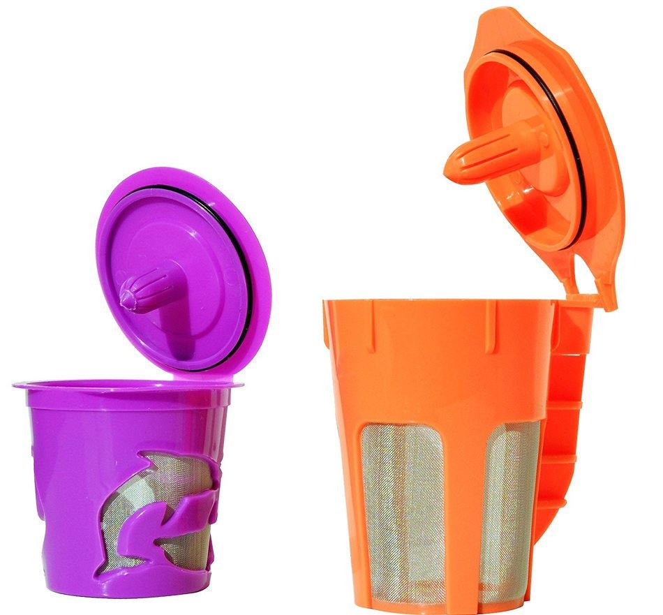 FANOR Reusable K Carafe & K Cup Coffee Filter Pod Combo for Keurig 2.0, K200, K300, K400, K500 Series N3