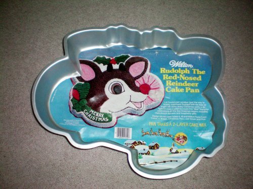 Wilton Rudolph The Red-Nosed Reindeer Cake Pan -- 1981 Discontinued