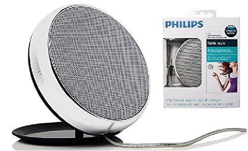 Philips SBA1700 portable speaker Universal 3.5mm Impressive sound /GENUINE N2