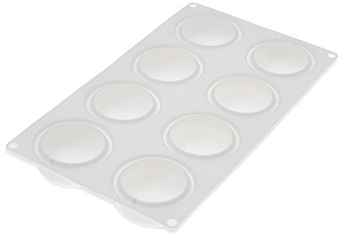 Silikomart White Non Stick Stone 8 cav N4