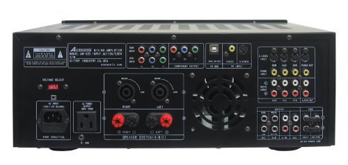 ACESONIC AM-825 600 Watt Karaoke Mixing Amplifier with USB N2