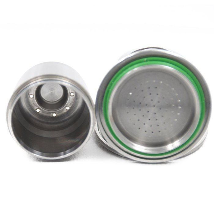 RECAPS Nespresso Capsules Refillable Stainless Steel Metal Reusable Coffee Capsules Reusable Refills Pods Using... N6