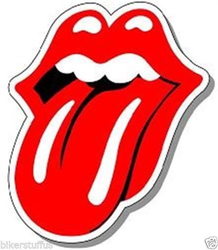 THE ROLLING STONES LIPS AND TONGUE STICKER ROCK ROLL FUNNY CAR