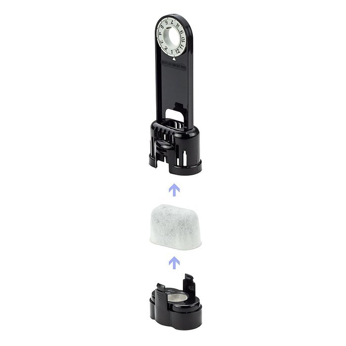 6 Charcoal Water Filters and Water Filter Holder Starter Kit Combo for Keurig 1.0 Coffee Machines by KozyCircle N5