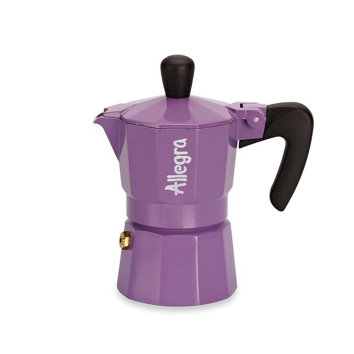 Allegra 1-Cup Espresso Coffee Maker in Purple