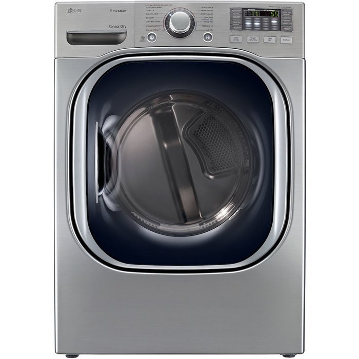LG DLEX4070V SteamDryer 7.4 Cu. Ft. Graphite Steel Stackable With Steam Cycle Electric Front Load Dryer