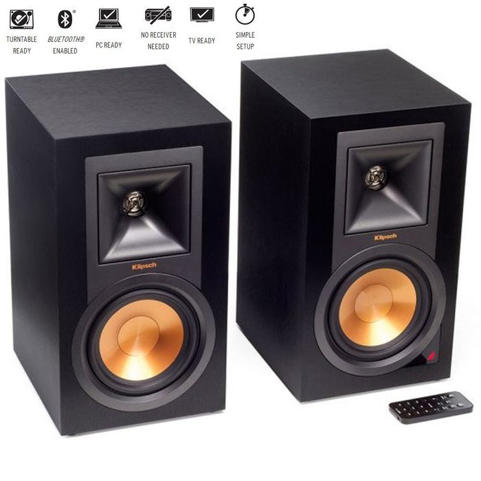 Klipsch R-15PM Powered Monitor Speakers w/ Bluetooth (Pair) (Certified Refurbished) N3