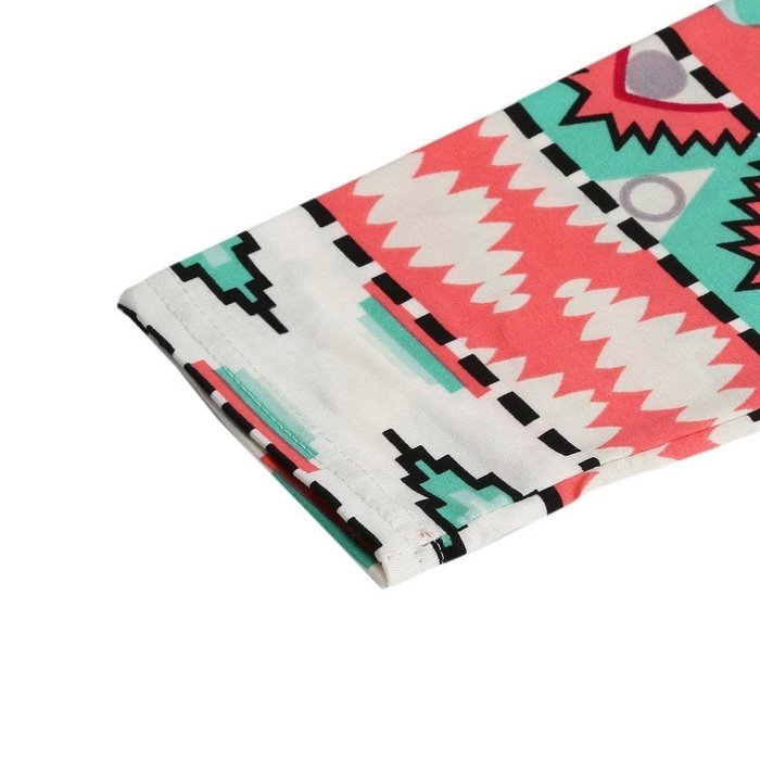 PHOTNO Fashion Women Lady Elasticity Skinny Tribal Printed Stretchy Pants Leggings N29