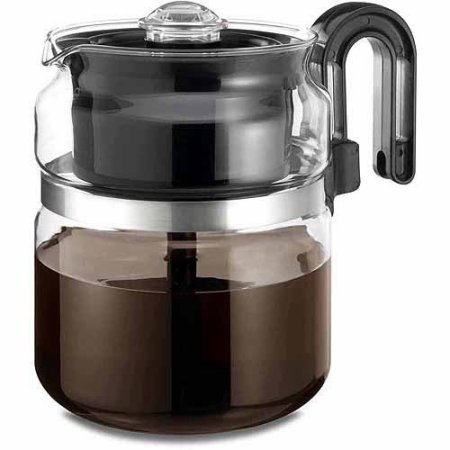 One All 5-8-Cup Capacity Stovetop Glass Percolator N2