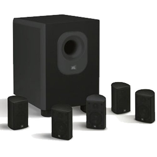 Leviton AEH50-WH Architectural Edition Powered By JBL 5-Channel Surround Sound Home Cinema Speaker System, White