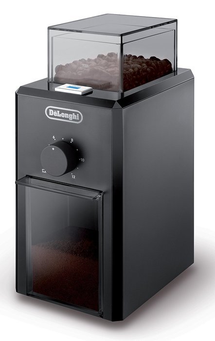 DeLonghi KG79 Electric 12-Cup Burr Grinder, Black N4