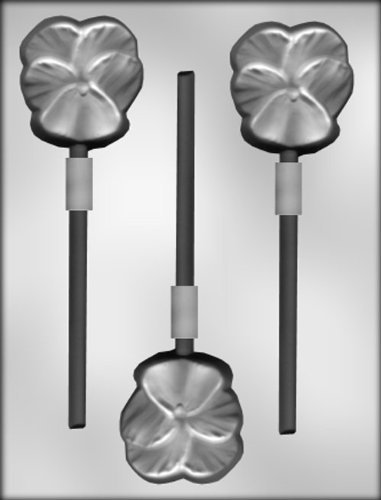 CK Products 2-1/4-Inch Pansy Sucker Chocolate Mold