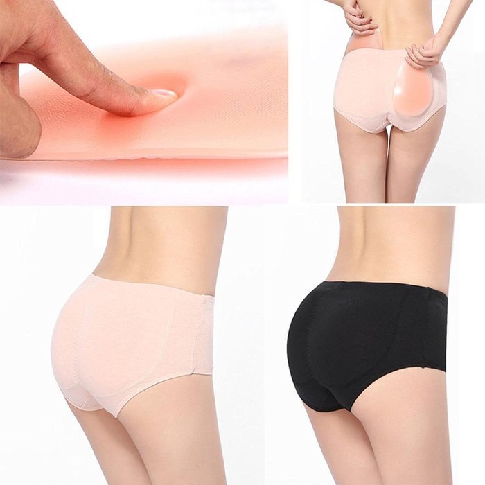 Underwear, PHOTNO Hip Up Silicone Pads Lift Butt Enhancer Panties Undies Buttocks Booty Booster N6