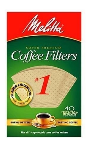 Melitta #1 Cone Coffee Filter (set of 40) 620122