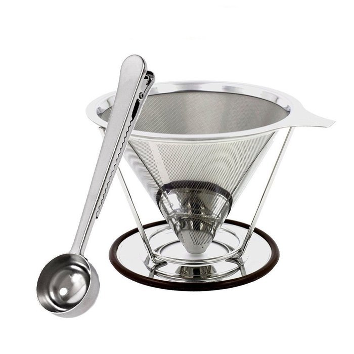 BeGrit Stainless Steel Coffee Measuring Spoon/Scoop with Bag Clip N6