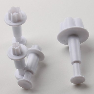 Y&XL&H Wintersweet Pattern Cake and Cookies Cutter Mold with Plunger (3 Pieces) N2