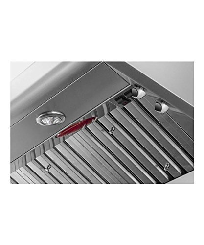DCS VS36 Wall Mount Hood with 600 CFM Internal Blower, in Stainless Steel N3