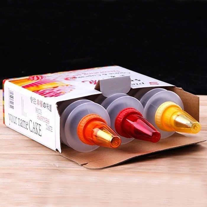 Dealglad&reg; 3pcs/set Cake Cookie Cupcake Muffin Icing Piping Nozzles Pastry Squeeze Bottle Decorating Tips Tool N3