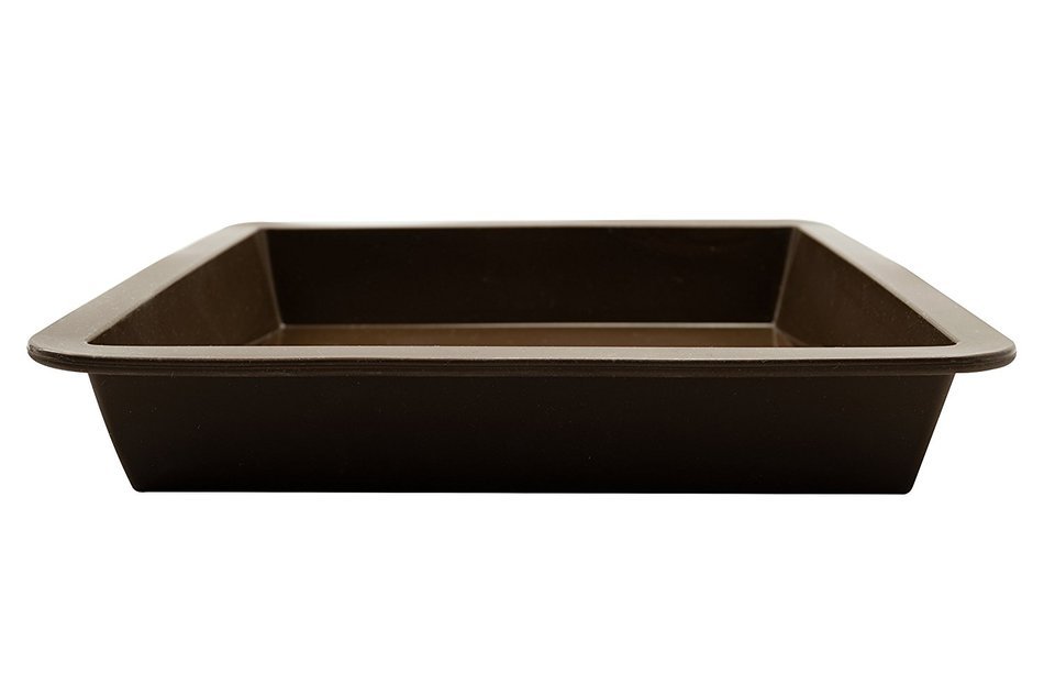 Marathon Housewares KW200013GR Premium Silicone Square Cake Pan, Green N4