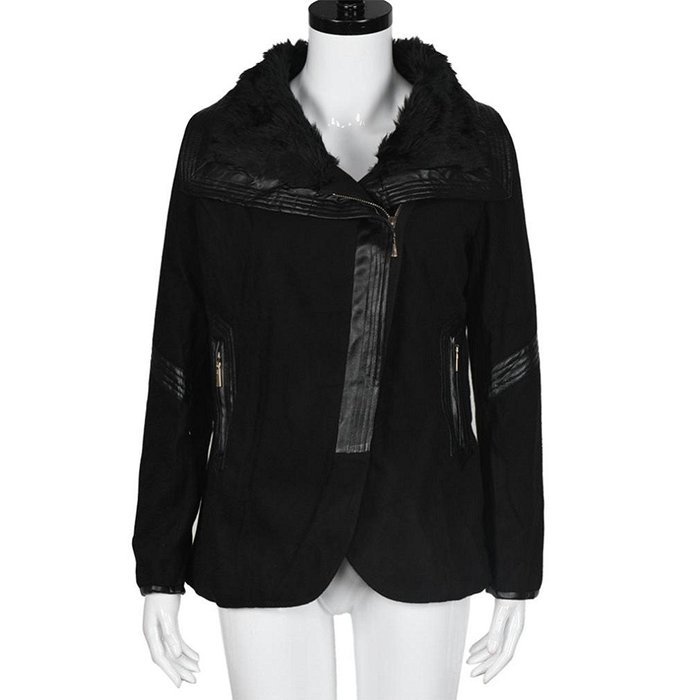 Outwear,Morecome Women Lapel Faux Fur Jacket Winter Long Parka Coat