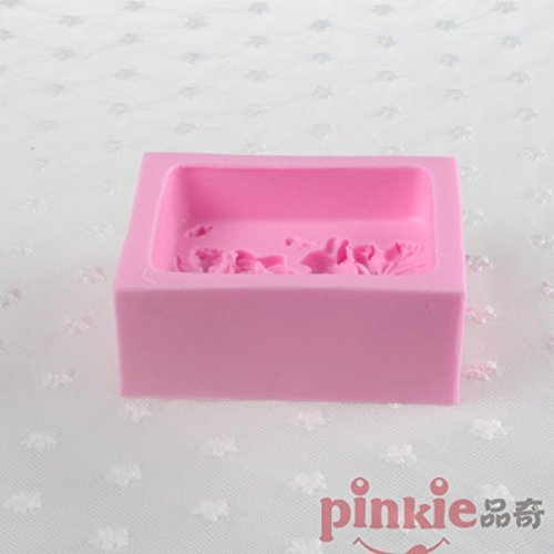 Pinkie Tm Easter rabbit Handmade soap silicone mold , silica gel mould,silicon candle moulds,gift favors wholesale