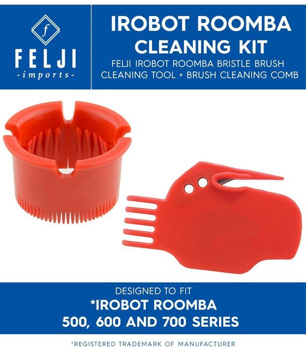 Felji iRobot Roomba Bristle Brush Cleaning Tool + Brush Cleaning Comb